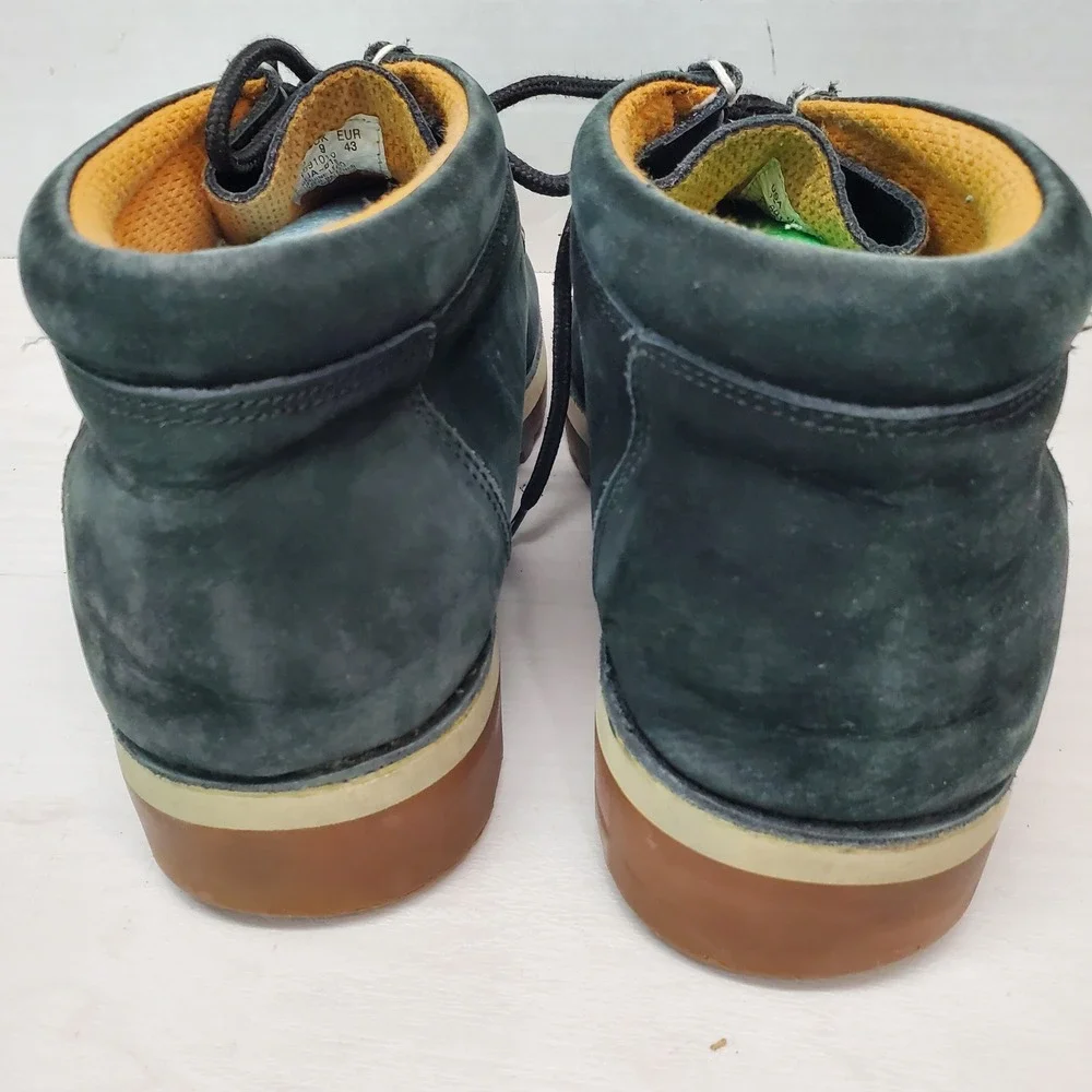 Buffalino‎ Boots Men's Black Suede Lace Up Chukka Style Ankle Boots Size 10
